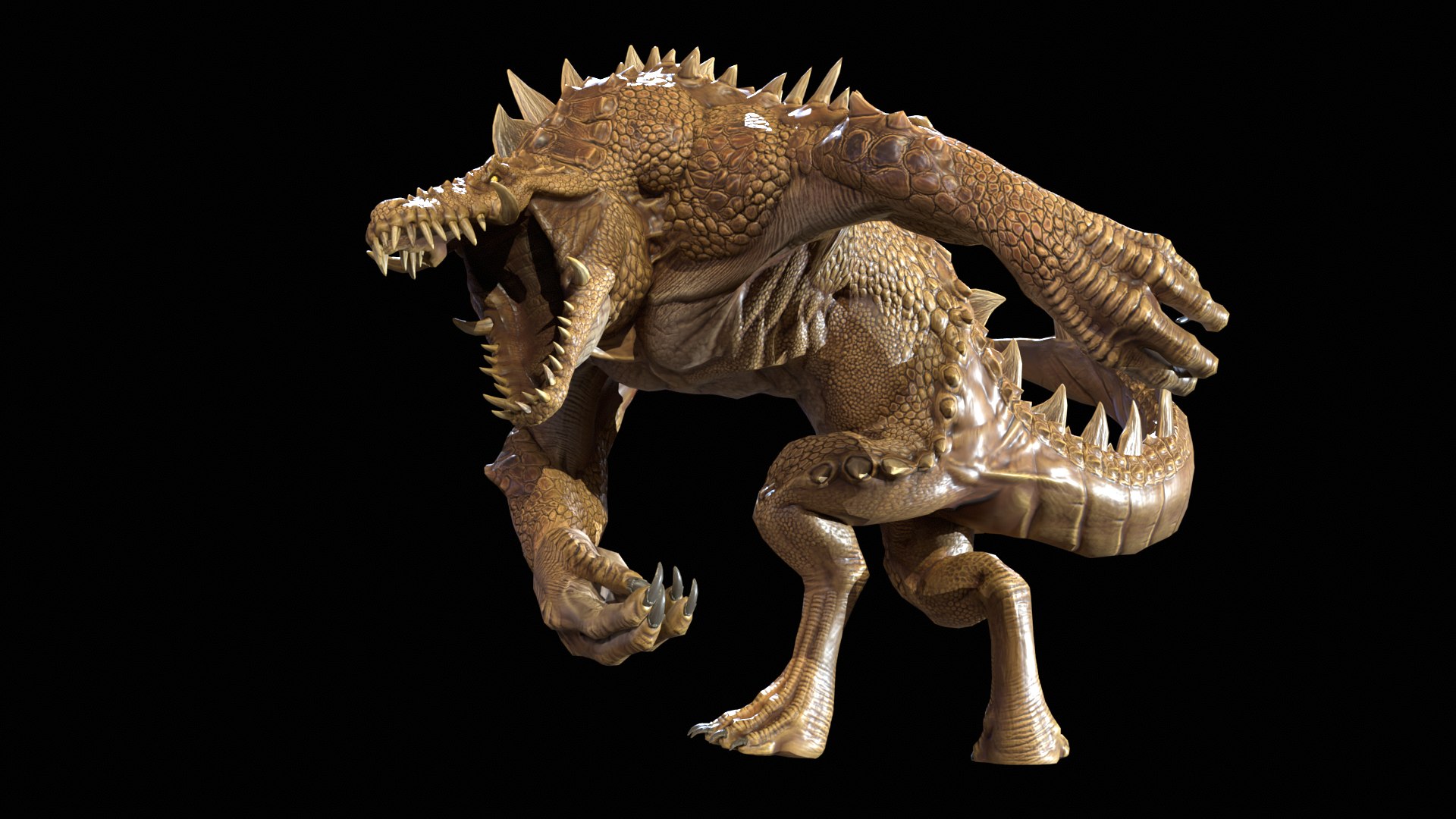 MutantCrocodile 3D model - TurboSquid 1919887