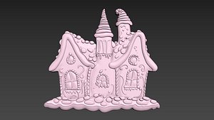 Gingerbread House 3D model