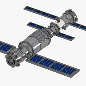 space station 3d model