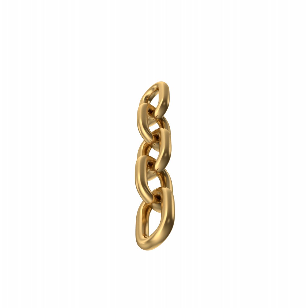 Gold Chain 3D Model TurboSquid 2293530
