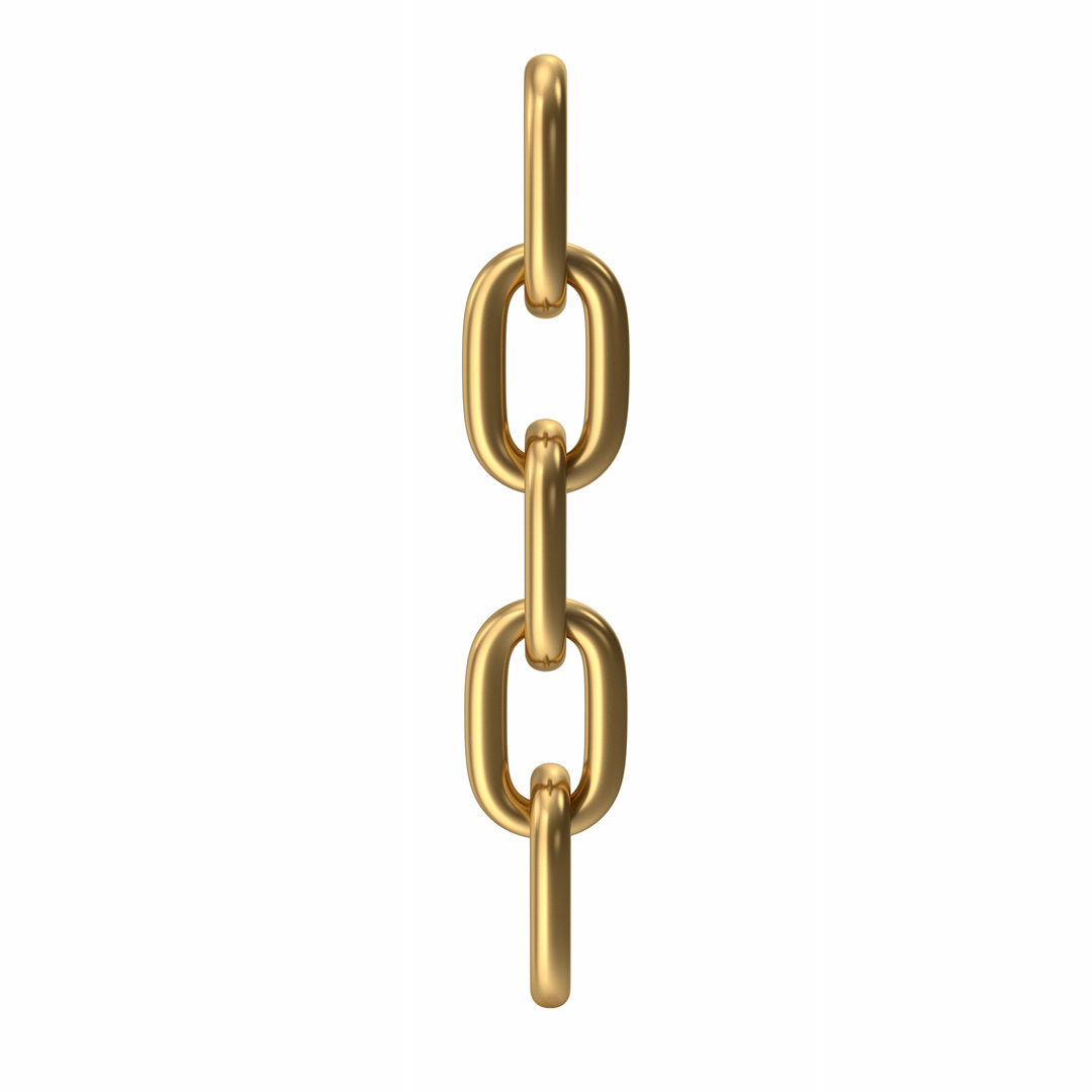 Gold Chain 3D Model TurboSquid 2293530