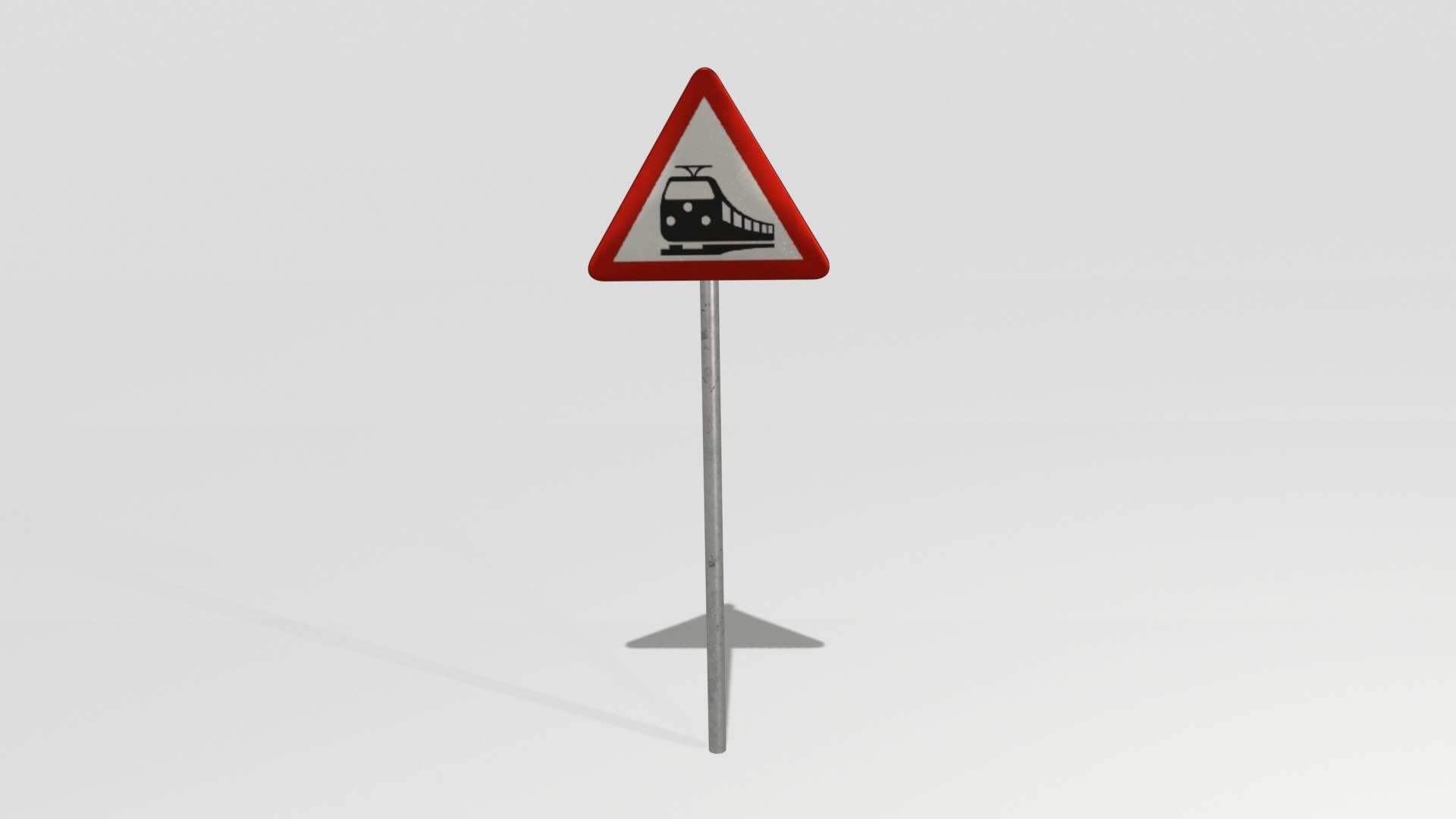 3D Traffic Sign Train - TurboSquid 2144287