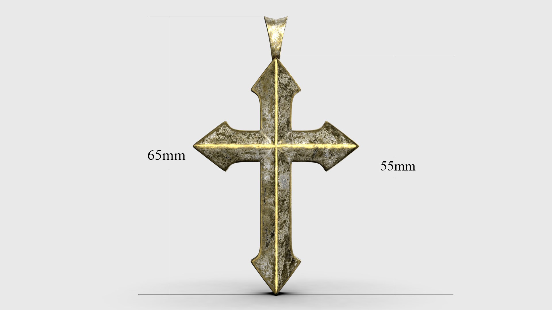 Arrow-shaped Cross STL Files 3D Model - TurboSquid 2122613
