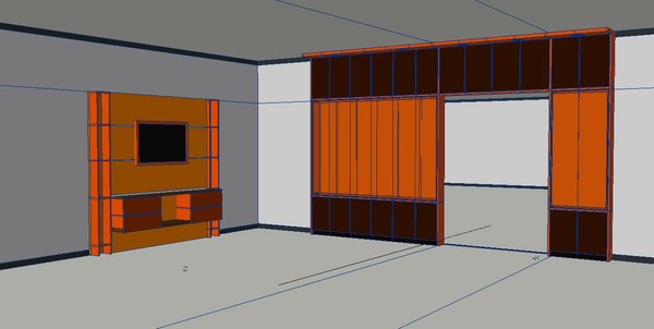 Picture of 3D model furniture minimalist interior - TurboSquid 1177537