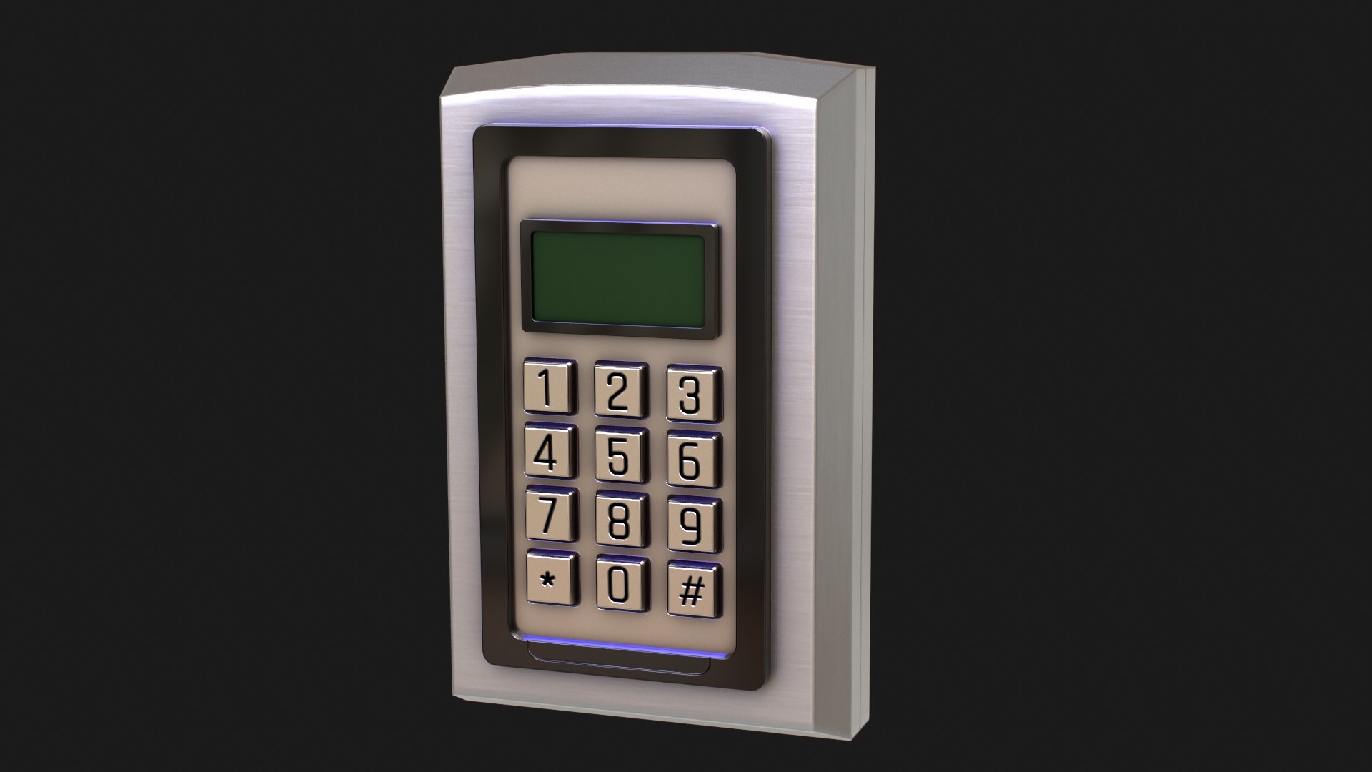 3D Model Keypad Lock - TurboSquid 2079327