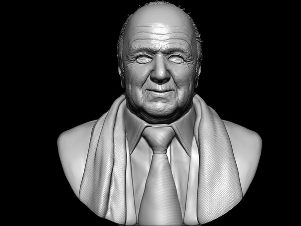 Скульптура старика. Дедушка 3d. Дедушка 3д. Old man 3d. Old man Sculpture ready for 3d Print.