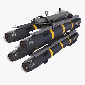 AGM-114 Hellfire Missile Launcher 3D