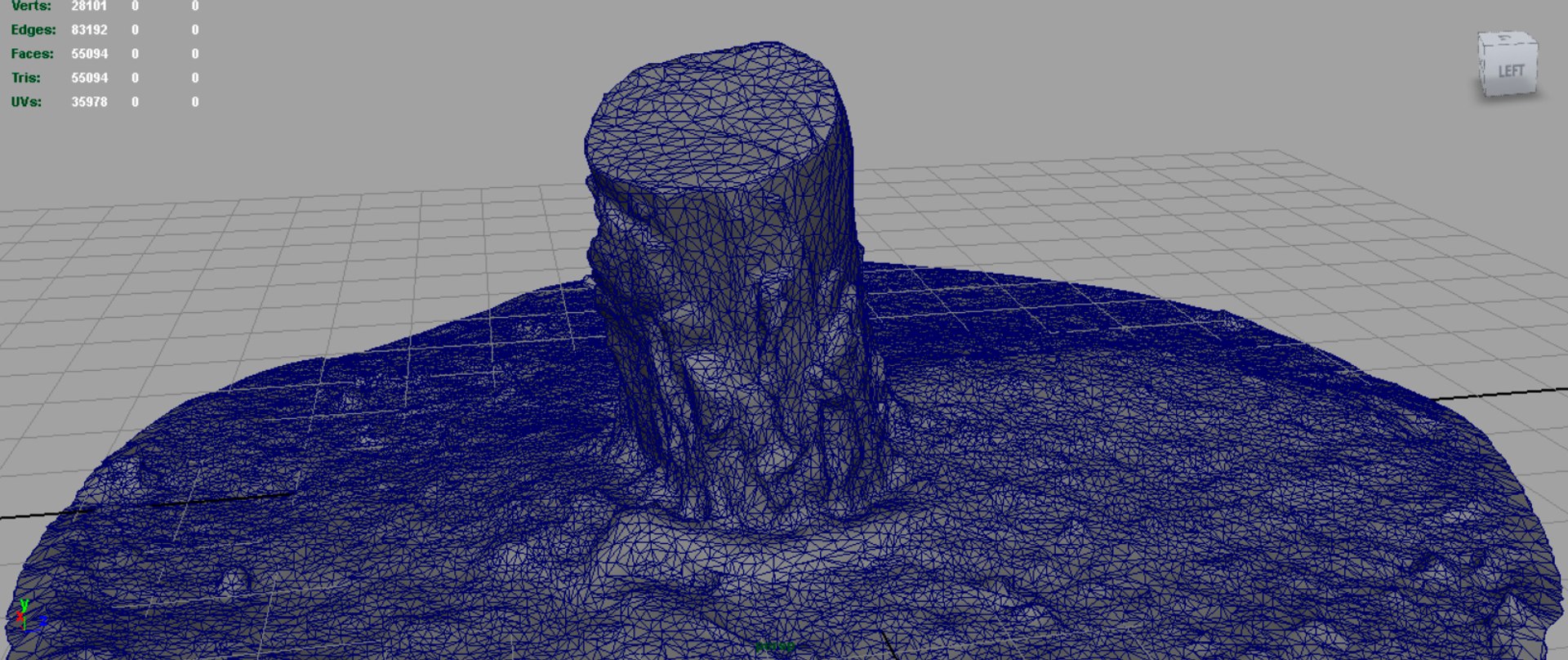 3D realistic tree stump - TurboSquid 1164153