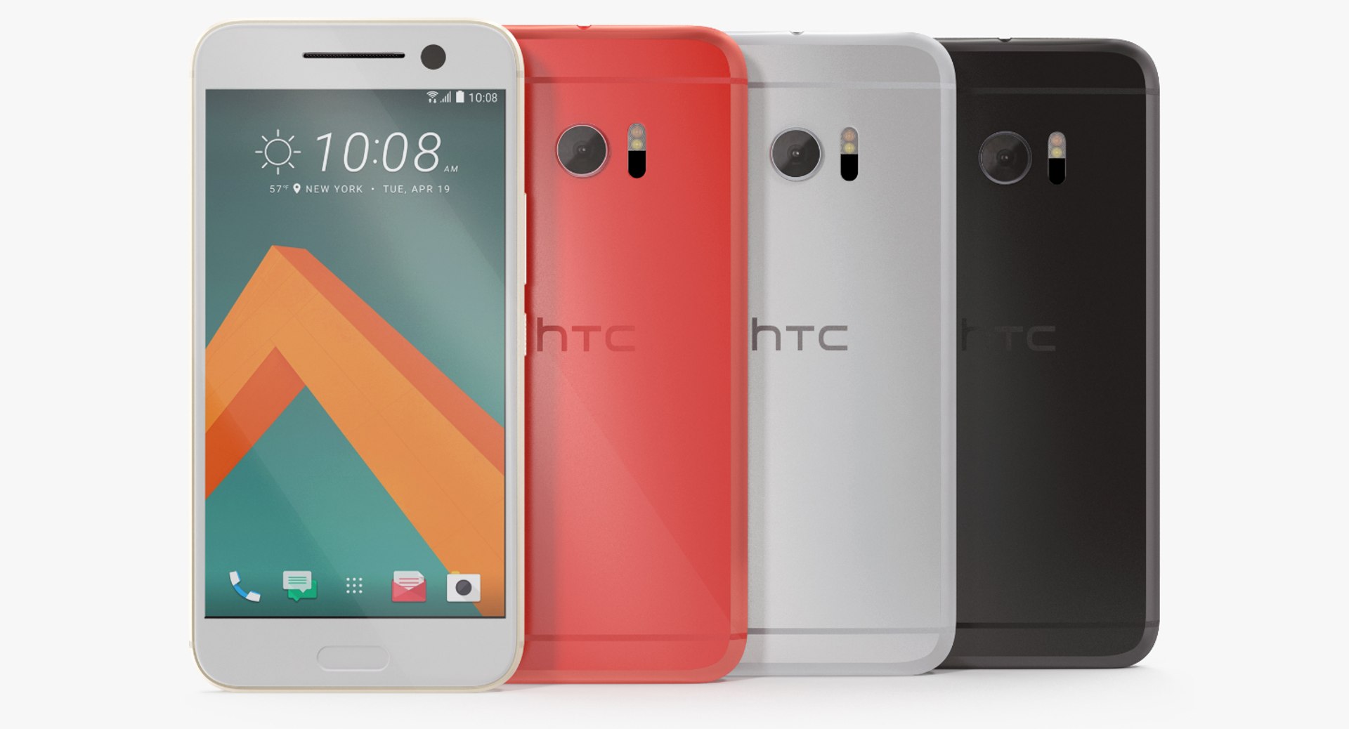 HTC 10 3D Models Set 3D model preview