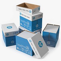 HP Copy Paper Boxes with Sheets