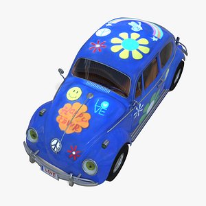 3d model hippy car toy