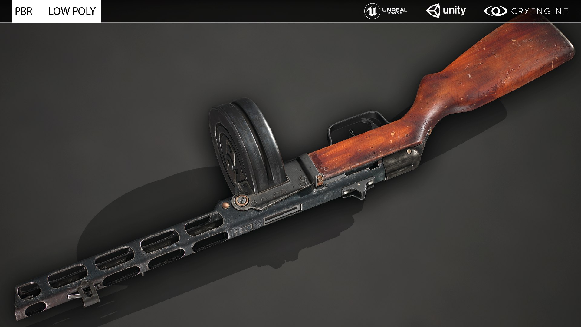 Realistic Ppsh-41 - Triple A Game Ready 3D model https://p.turbosquid.com/ts-thumb/To/KluUfR/BN/10/png/1636495264/1920x1080/fit_q87/695758b9bbc73ef13341141854b2b64dcbd138d7/10.jpg