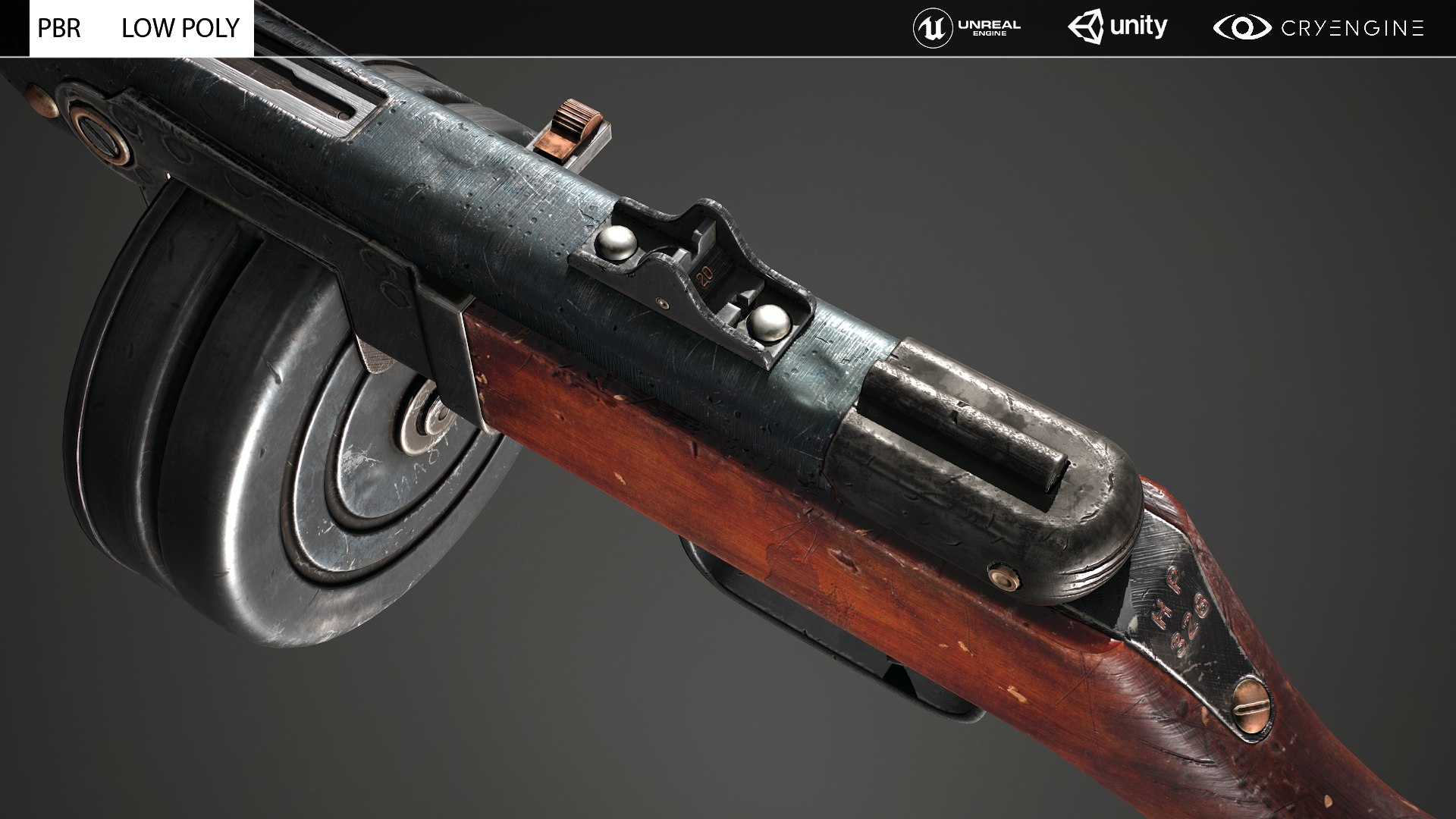 Realistic Ppsh-41 - Triple A Game Ready 3D model https://p.turbosquid.com/ts-thumb/To/KluUfR/Sq/3/png/1636495264/1920x1080/fit_q87/3e0c751c889b1a8fd306d65dcc24e31eb3147e9d/3.jpg