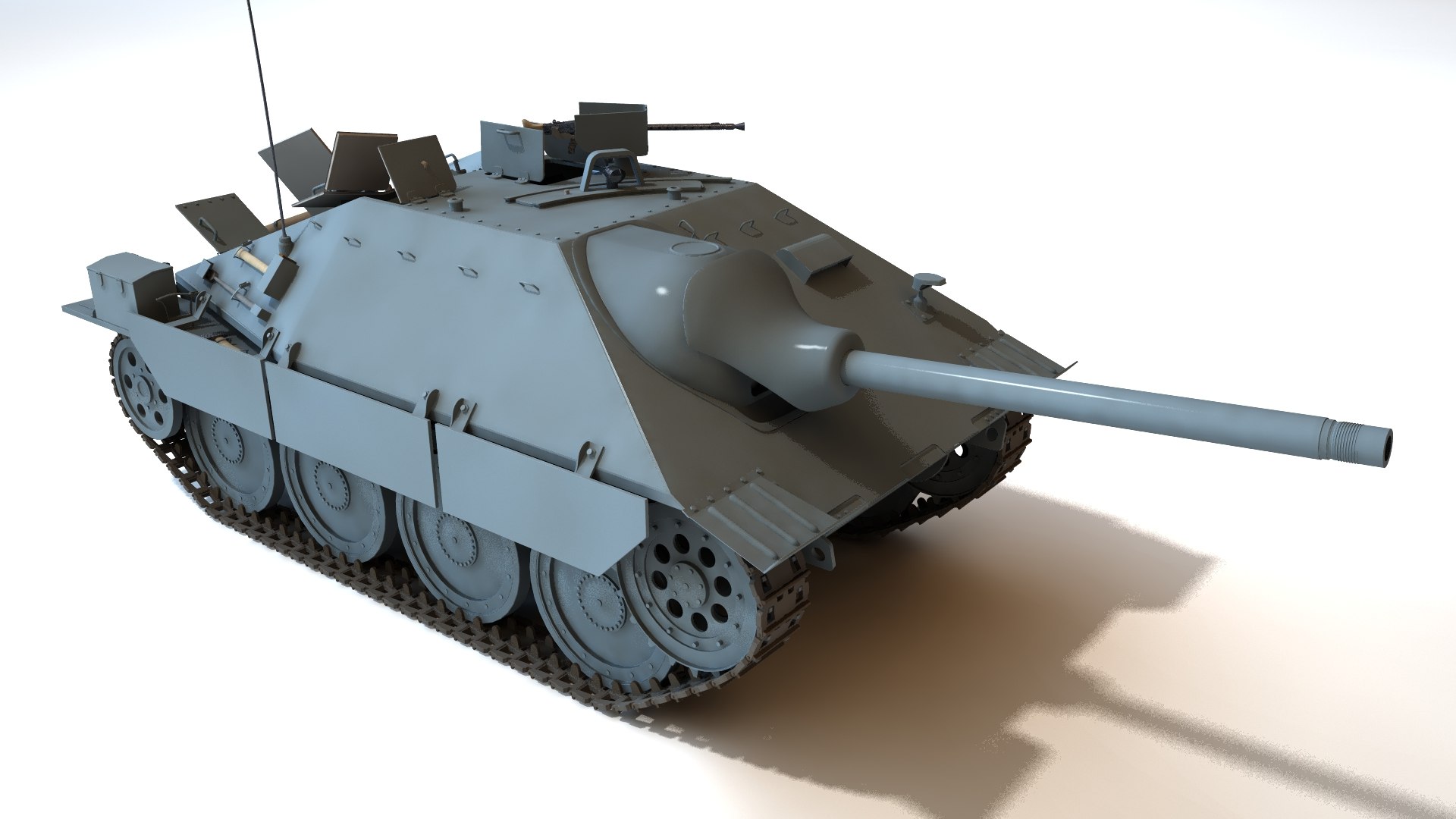 JagdPanzer 38T Hetzer With Interior 3D Model - TurboSquid 1721672