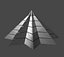 Iron Pyramidal Structure 8 Corners Little Interstices Beveled