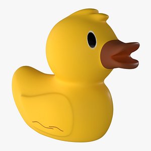 3D Rubber Duck Yellow model