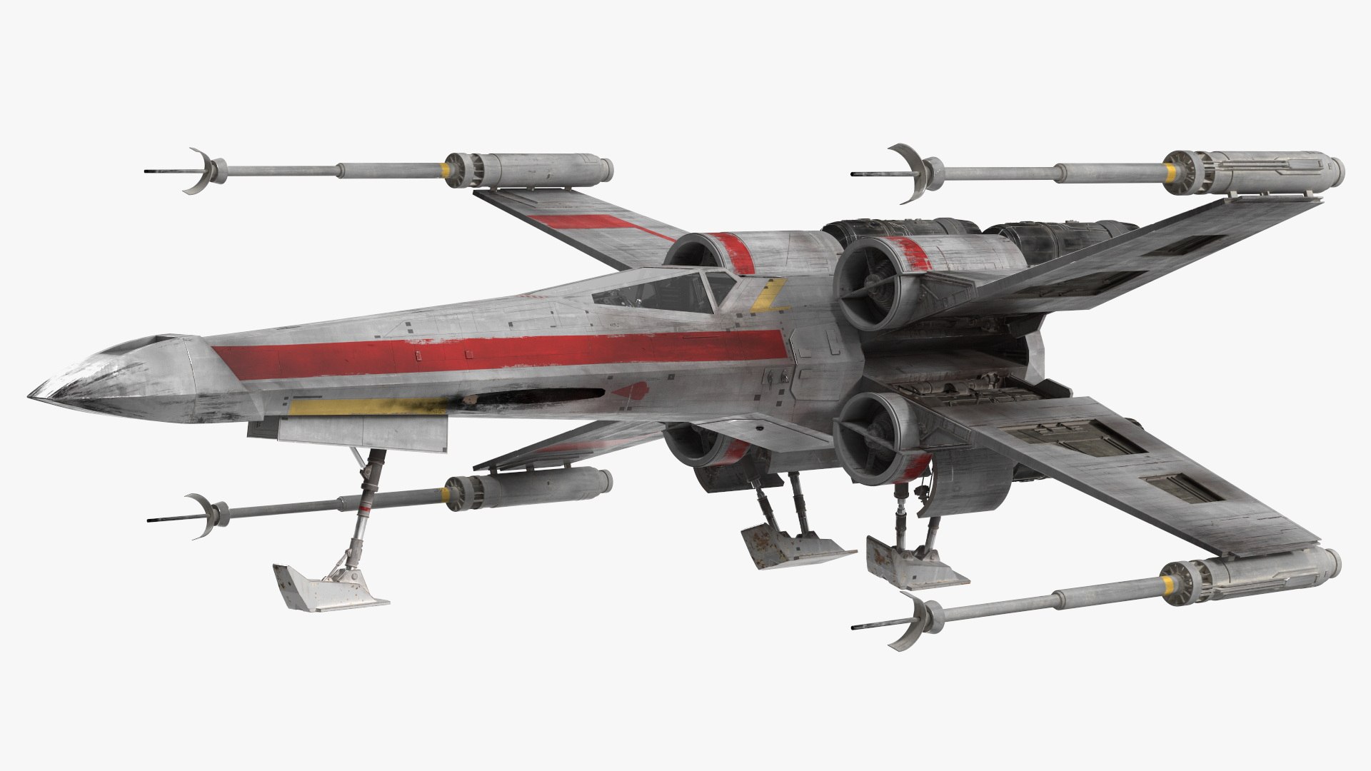 スターウォーズ　タイタニウム　MODEL:T-65　X-wing　2005年製 スターウォーズ タイタニウム MODEL:T-65 X-wing 2005年製