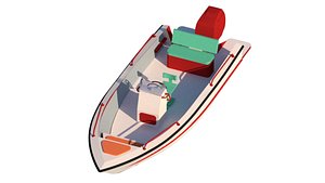 design hdpe boat 3D model