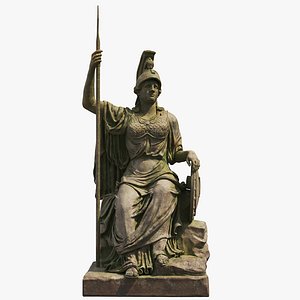minerva old statue 3D