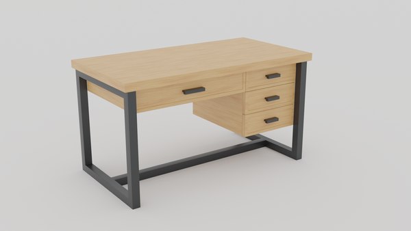 3D Desk Klasika Series model