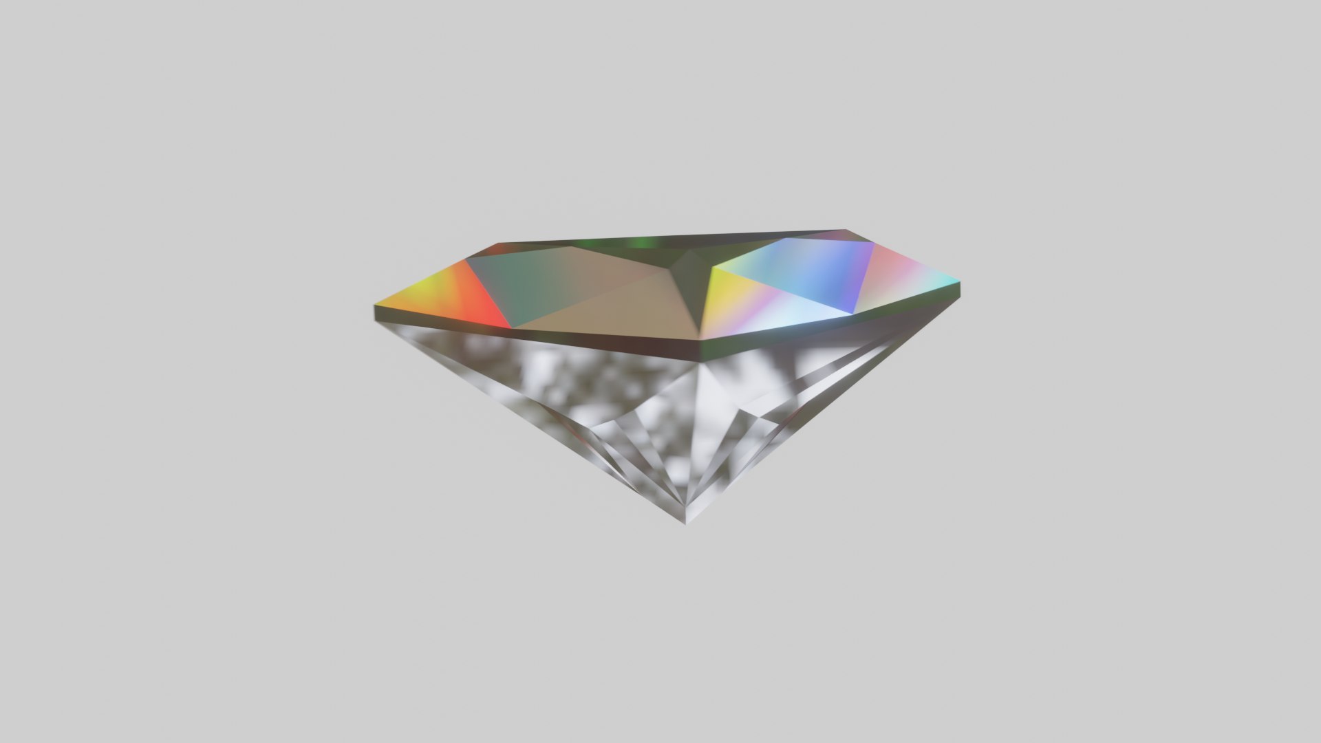 Trilliant Cut Diamond Model - TurboSquid 1852036