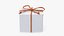 Geschenkbox mit weißer Spitze