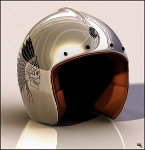 3d helmet jet