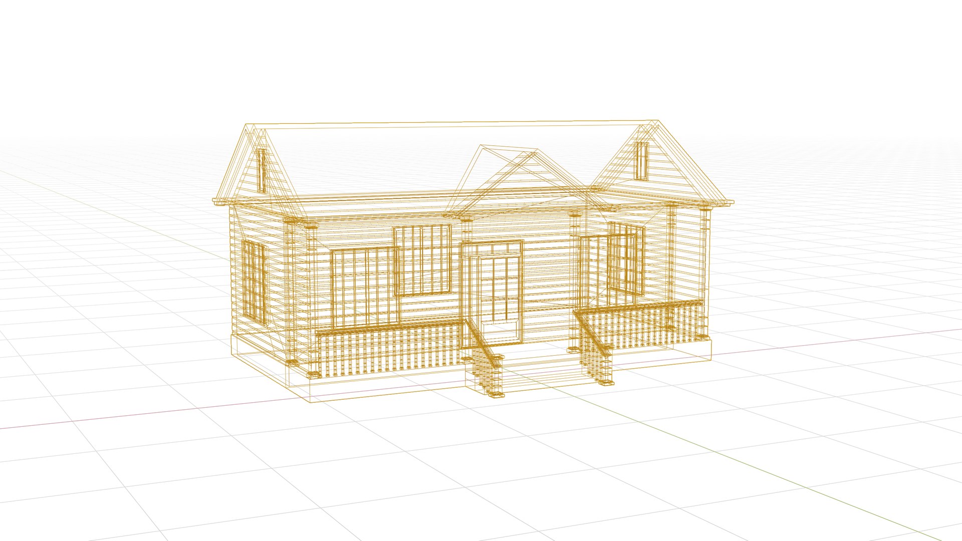 Simple House 003 Model - TurboSquid 2116140