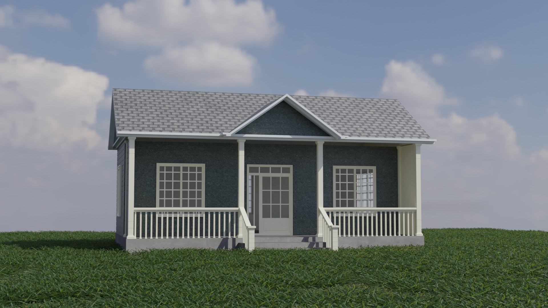 Simple House 003 Model - TurboSquid 2116140