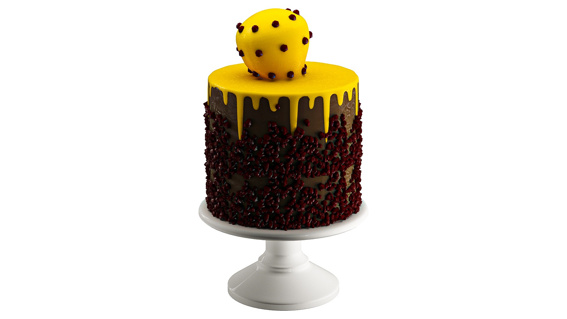 Caramel Cake 3D Model - TurboSquid 2357378