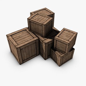 crate 3d model