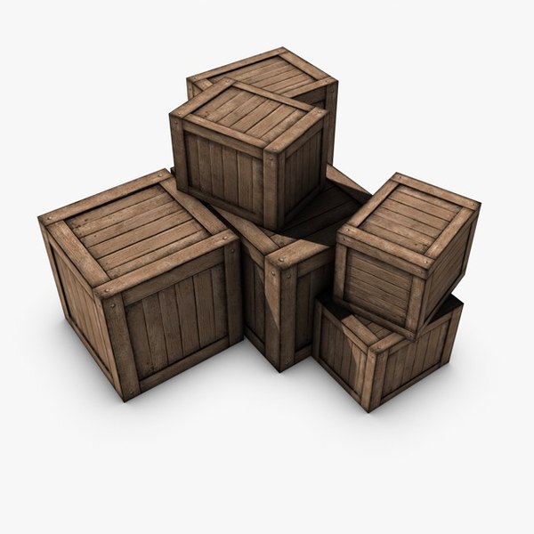 crate 3d model