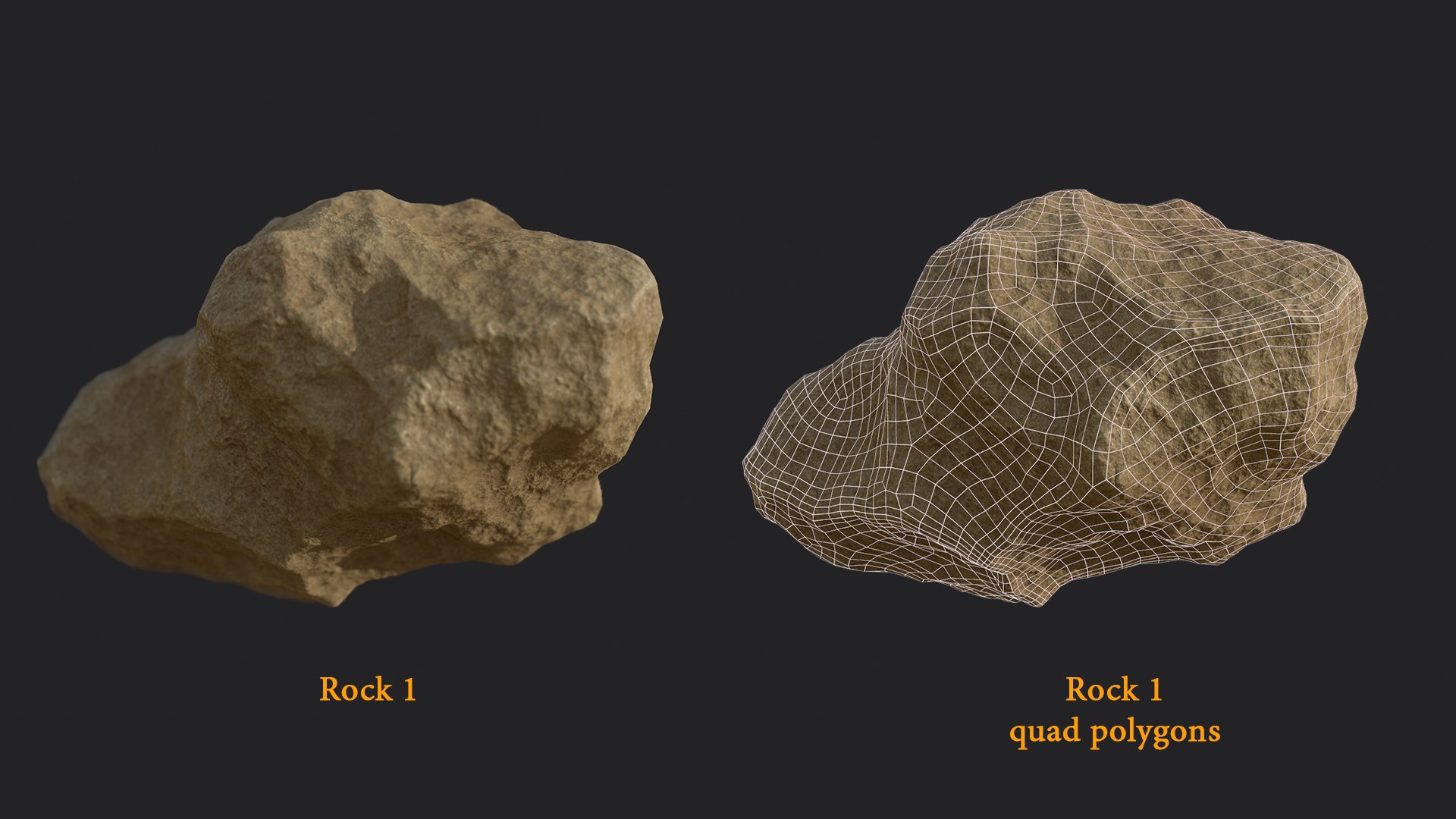 10 Rocks 4k 3D - TurboSquid 1298302