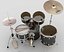 drum kit 3d model