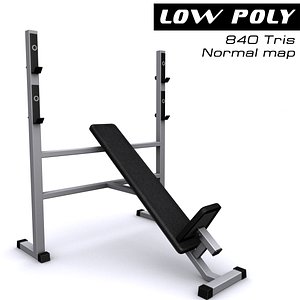 3d max athletic bench gym