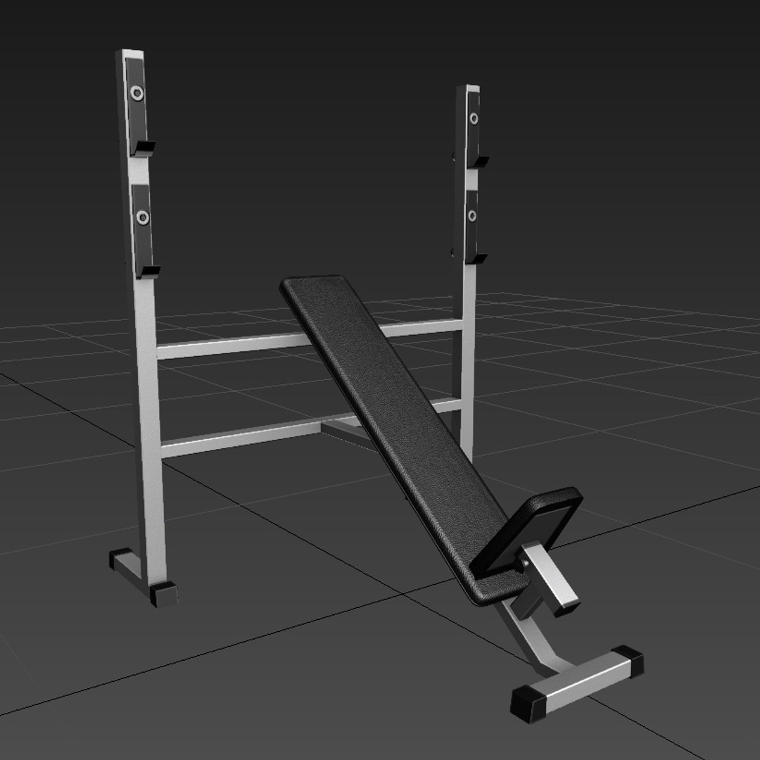 3d max athletic bench gym