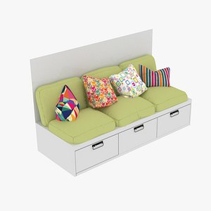 3D Caravan Couch