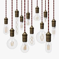 12 LED Filament Bulbs
