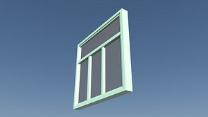 3d Window Frame Model