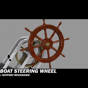 boat wheel + support mechanism