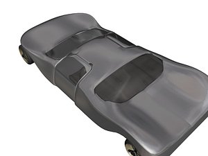 free car dodge sportscar 3d model