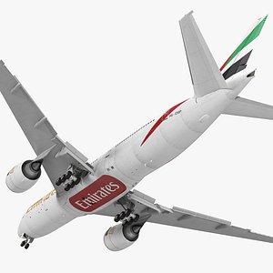 3d boeing 777 200er emirates