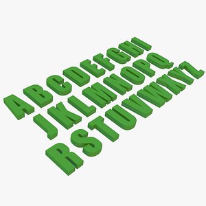 Alphabet Impact Font