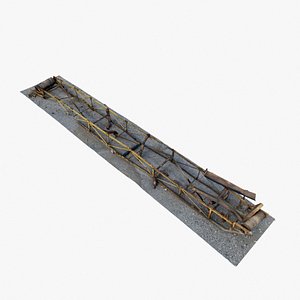 Gravel Metal Structure 02 3D model