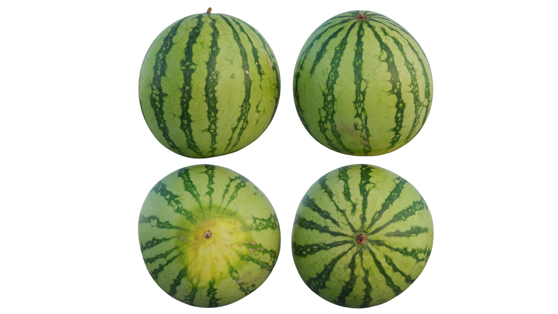 Watermelon 03 Model - TurboSquid 1927035