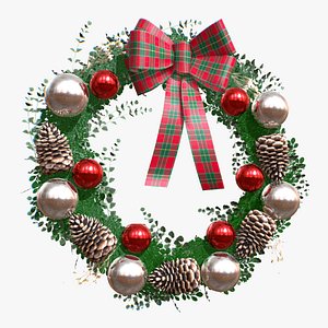 3D Christmas Wreath