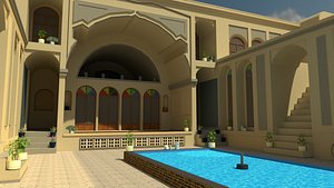 3D old house
