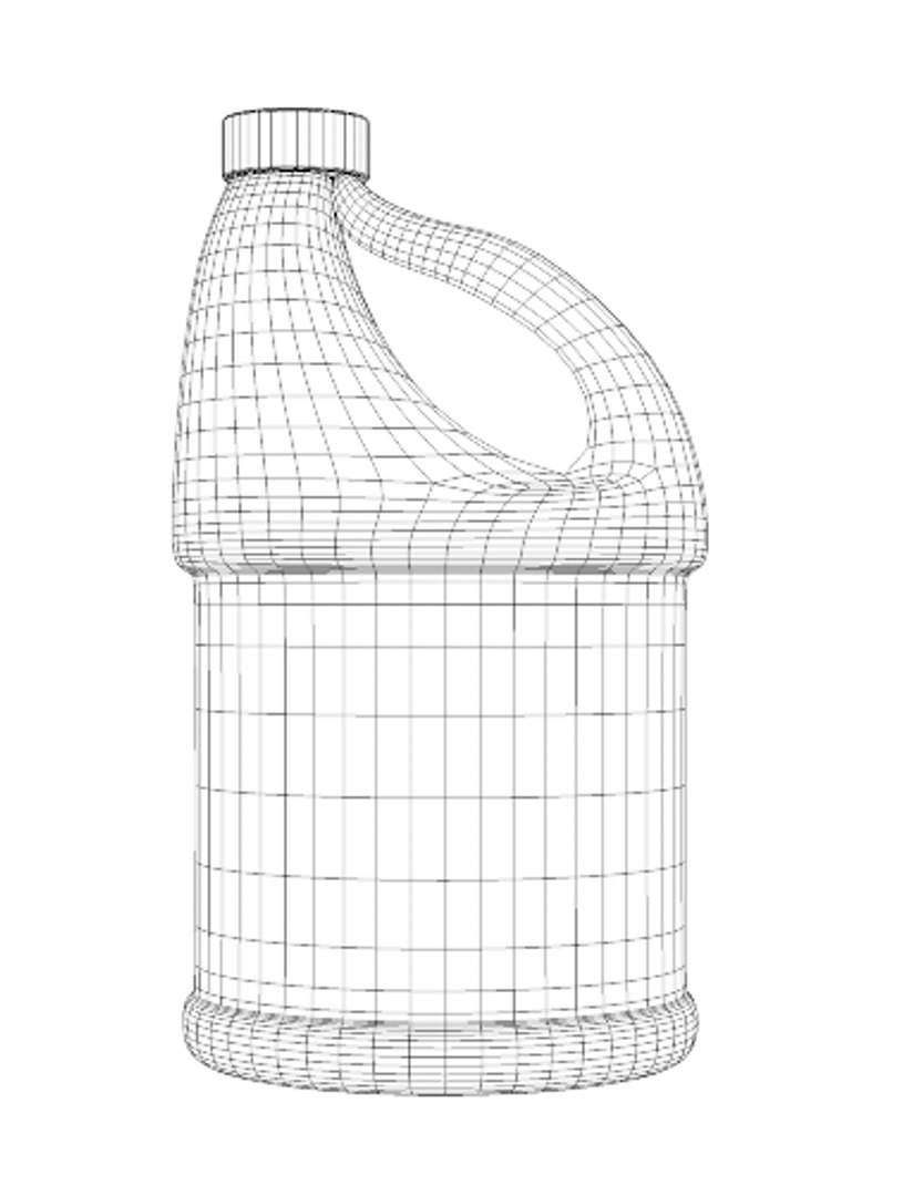 Bleach Bottle 3D Model - TurboSquid 1188576