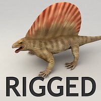 Edaphosaurus rigged