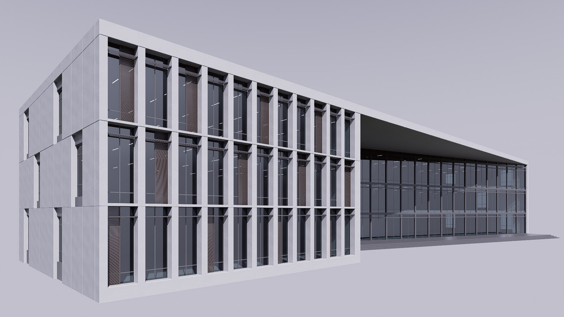 Modern Building 3D Model - TurboSquid 2339382